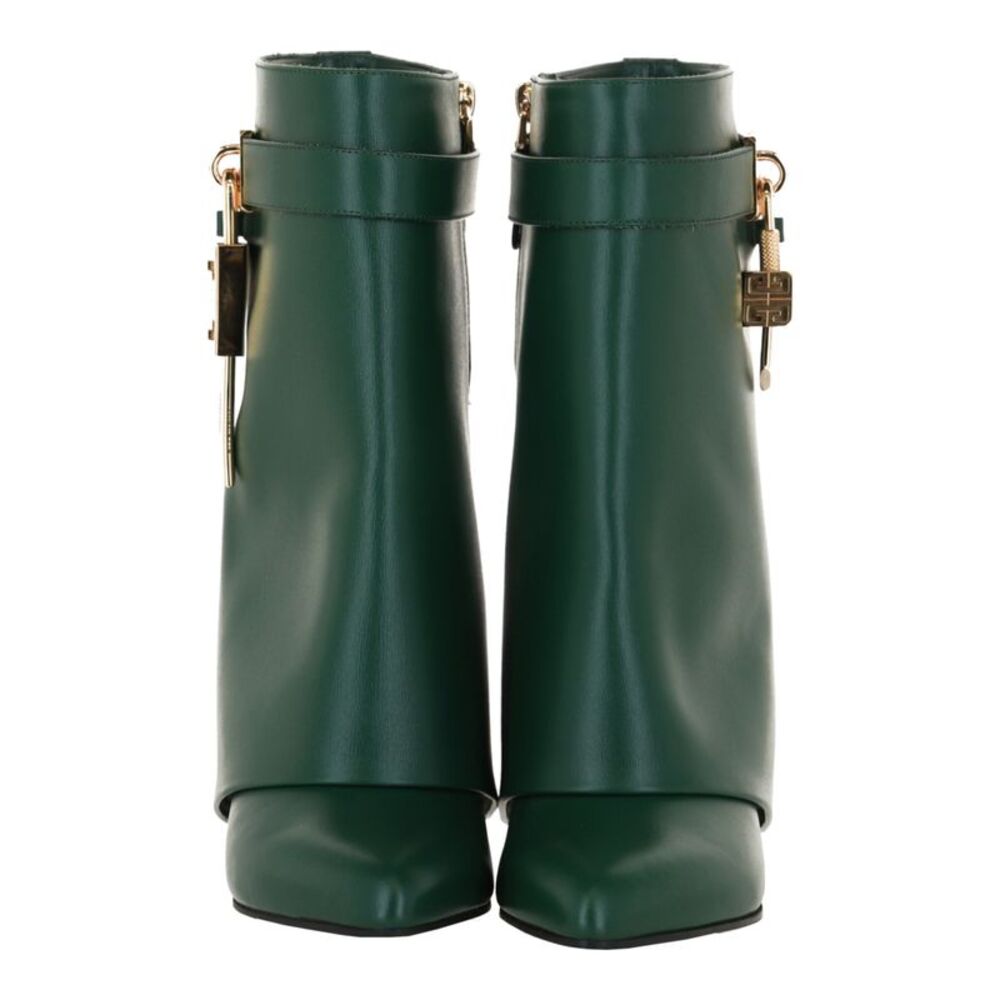 Givenchy Shark Lock Ankle Boots Green Womens - Picture 6 of 6